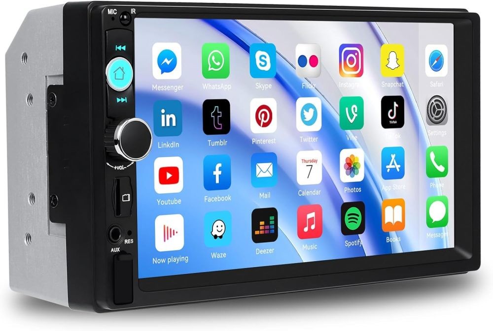 7 Inch Car Stereo Radio Double 2DIN HD MP5 Player Bluetooth USB TF Touch Screen