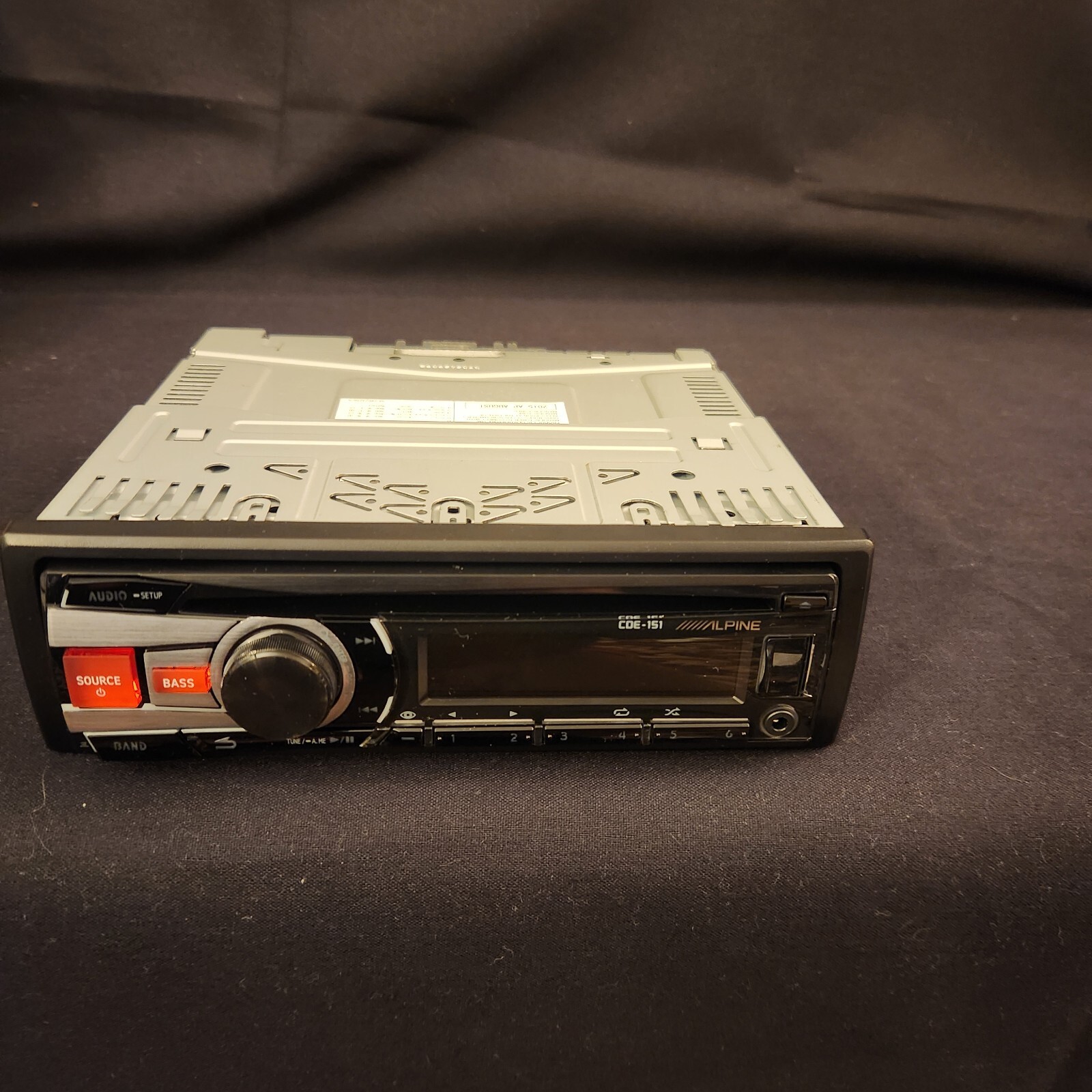 ALPINE CDE-151 CAR AUDIO STEREO AM/FM CD PLAYER IN DASH USB AUX-IN UNIT