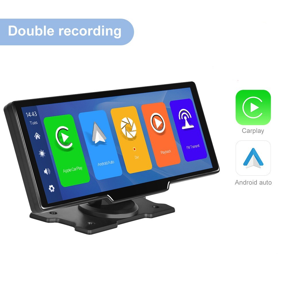 10.26″ 4K Touchscreen Wireless Apple CarPlay Android Auto FM Bluetooth Car Stere