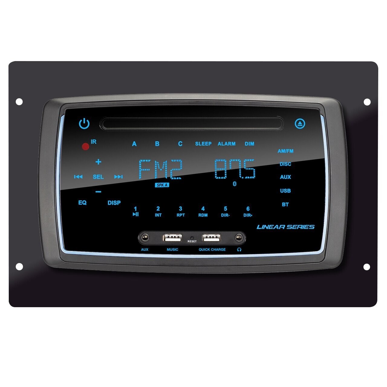 Linear Series RV6200S | AM/FM & BT/DVD Wall Mount Receiver | Factory Renewed