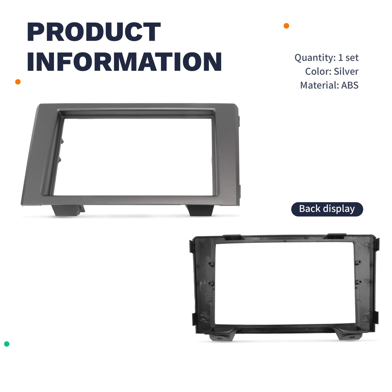 Din Car Fascia Radio Panel for Daily 2006-2014 Audio Frame Dash7736