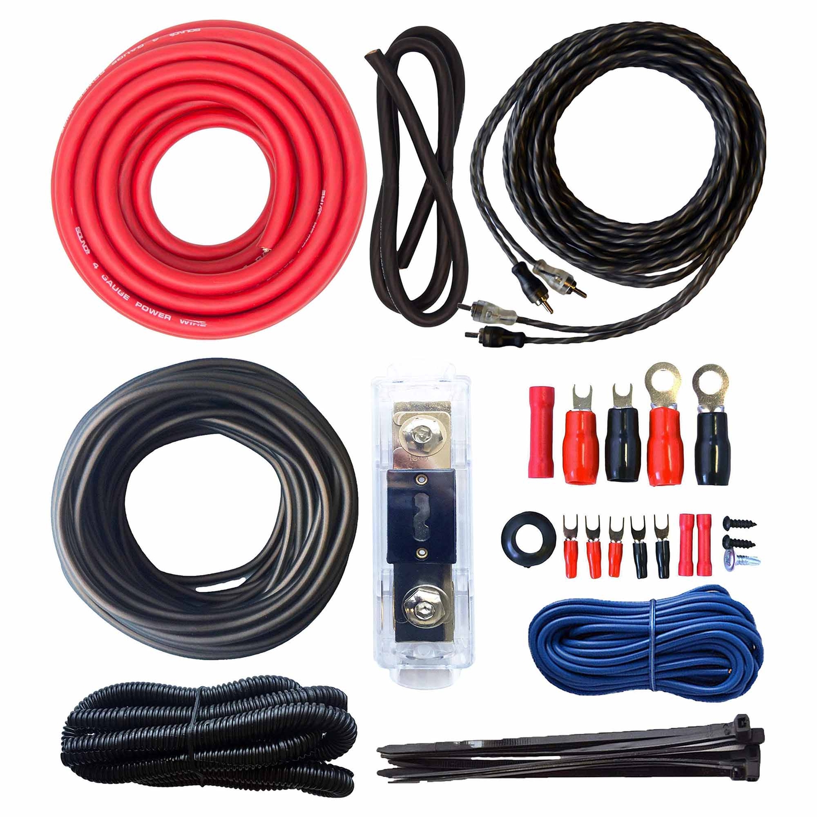 Alpine R2-A150M 1500W R Series Mono Subwoofer Amplifier + TCK4 Wiring Kit
