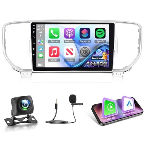 4G+64G 9 Inch Radio for Kia Sportage 2016 – Android Touch Screen