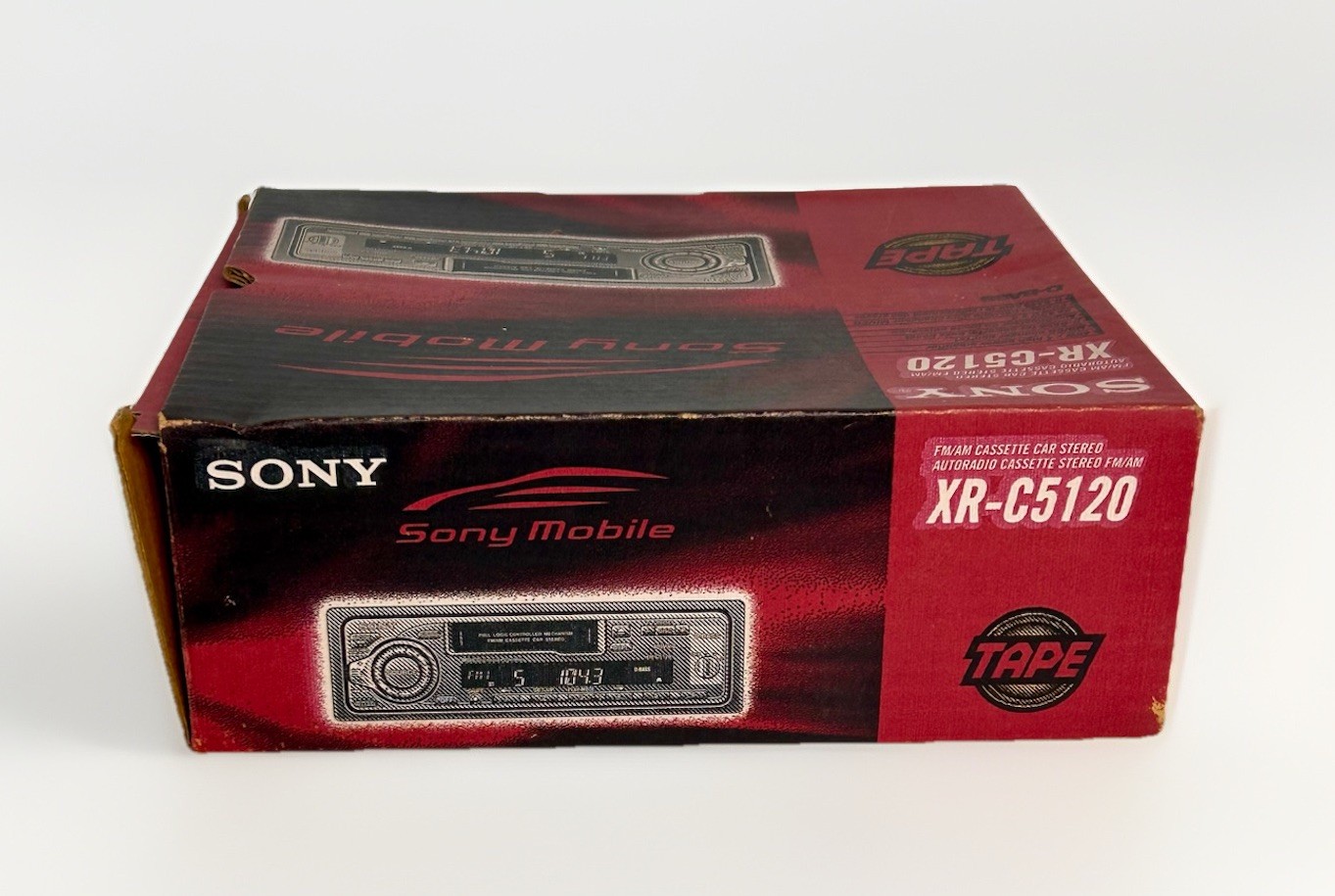 Sony XR-C5120 FM/AM Cassette Car Stereo Radio XR5120 NOS, Never Installed.