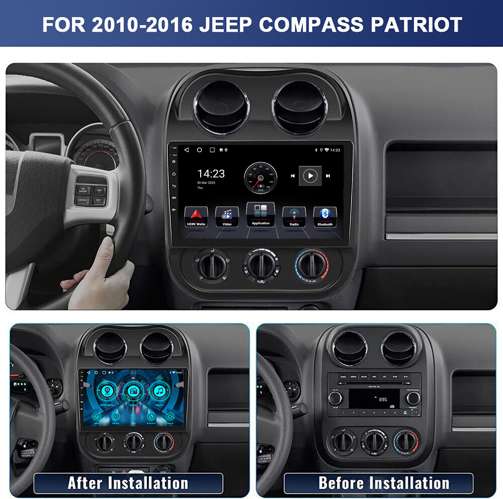 Android 13 Car Stereo Carplay Radio GPS For Honda Civic 2006-2011 2+32G WiFi AHD