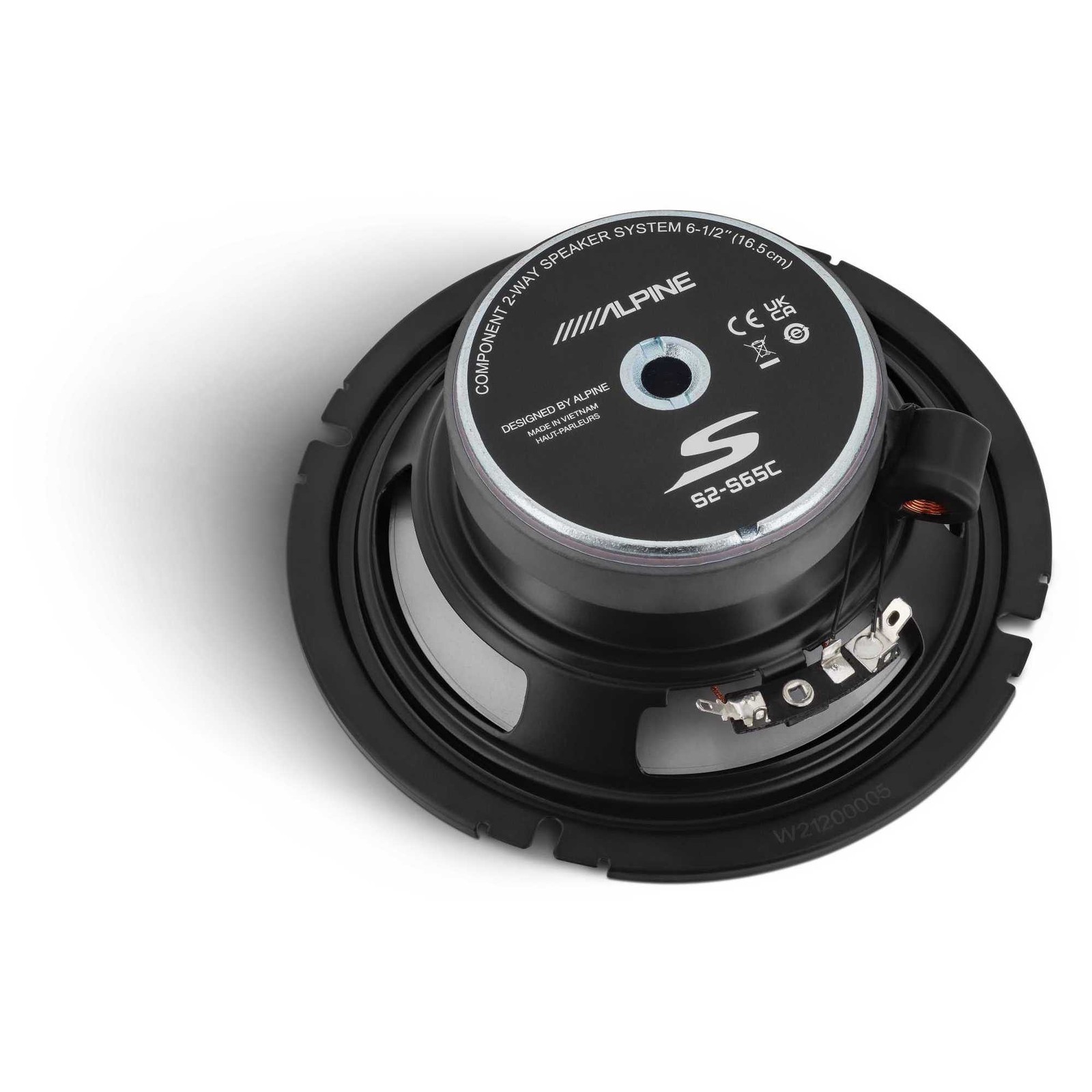Alpine UTE-73BT Bluetooth Receiver with S2-S65C Type S 6.5″ Component Speakers