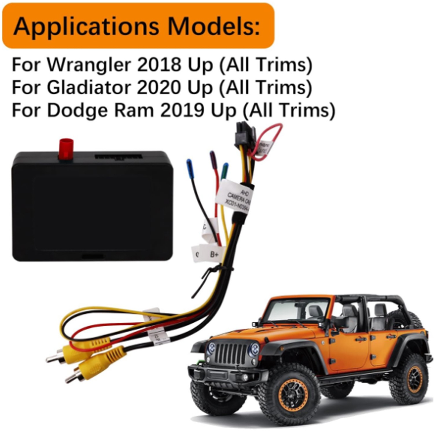Reverse Camera Retention Adapter Cable for Jeep/Dodge
