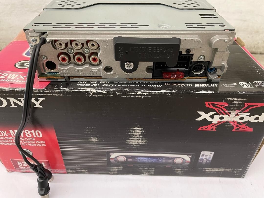 Sony Xplod CDX-M7810 player New in the box no remote