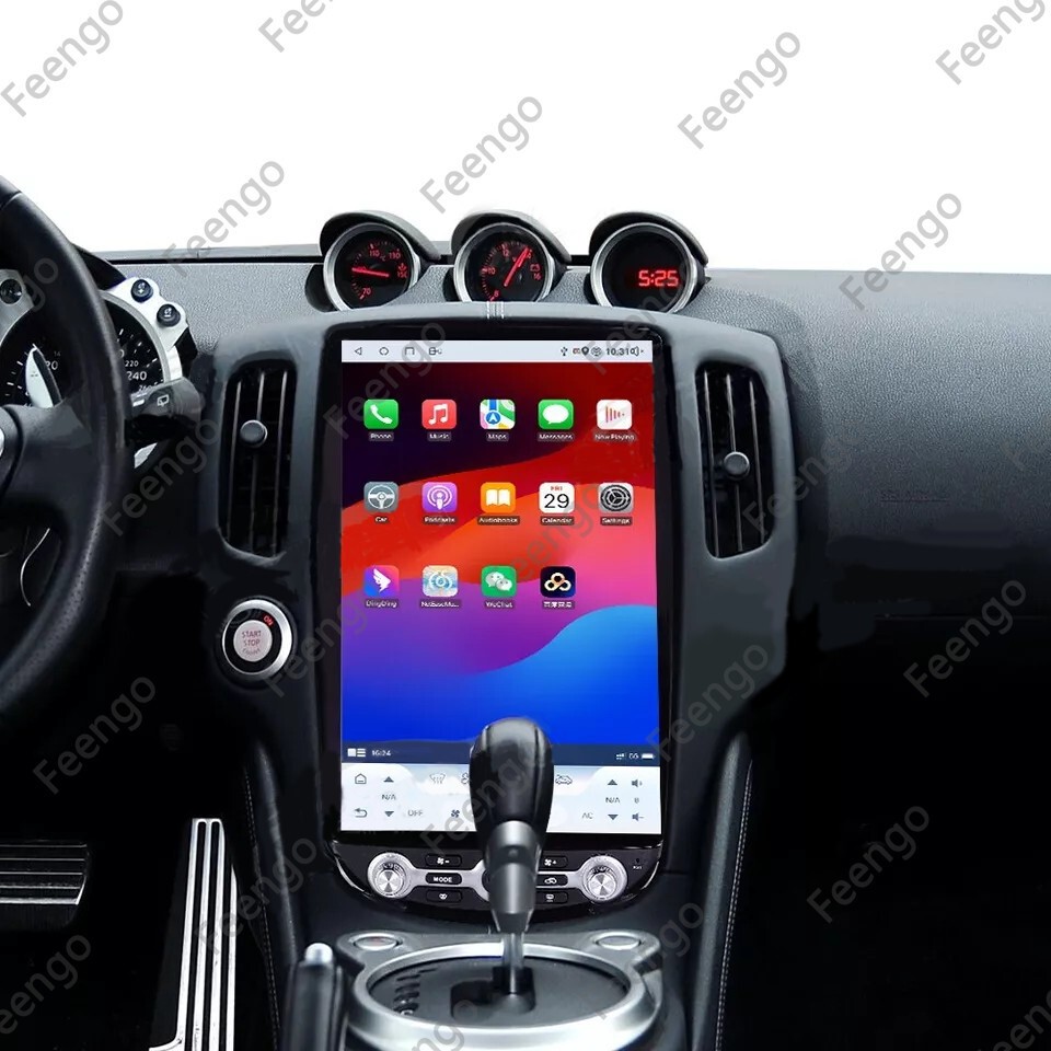 14.5″ Tesla Style Car Radio Stereo GPS Carplay Head Unit For Nissan 370Z 2005-19