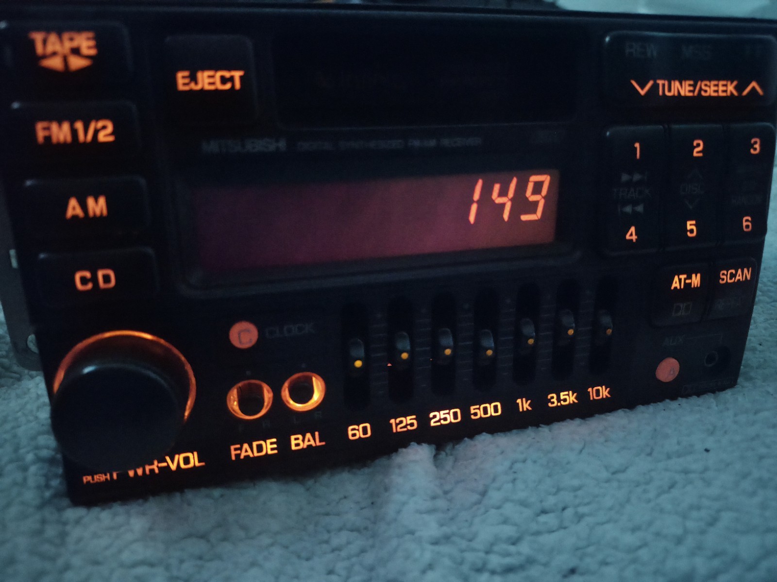 93-96 Mitsubishi 3000gt / Dodge Stealth – Cassette Player OEM MR141228 INFINITY