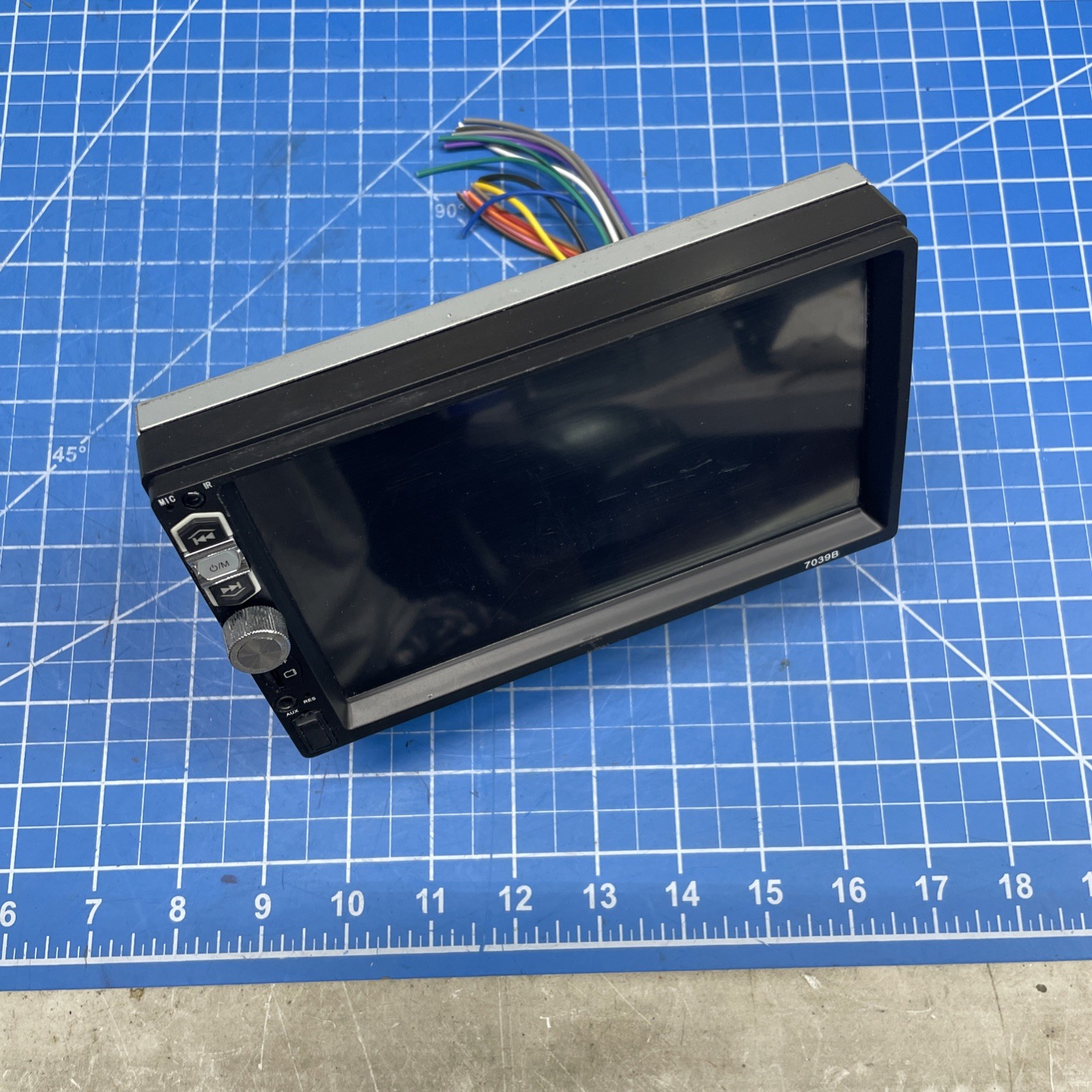 Podofo 7039b Car Stereo Radio Apple Carplay Android Auto Bluetooth Touch Screen