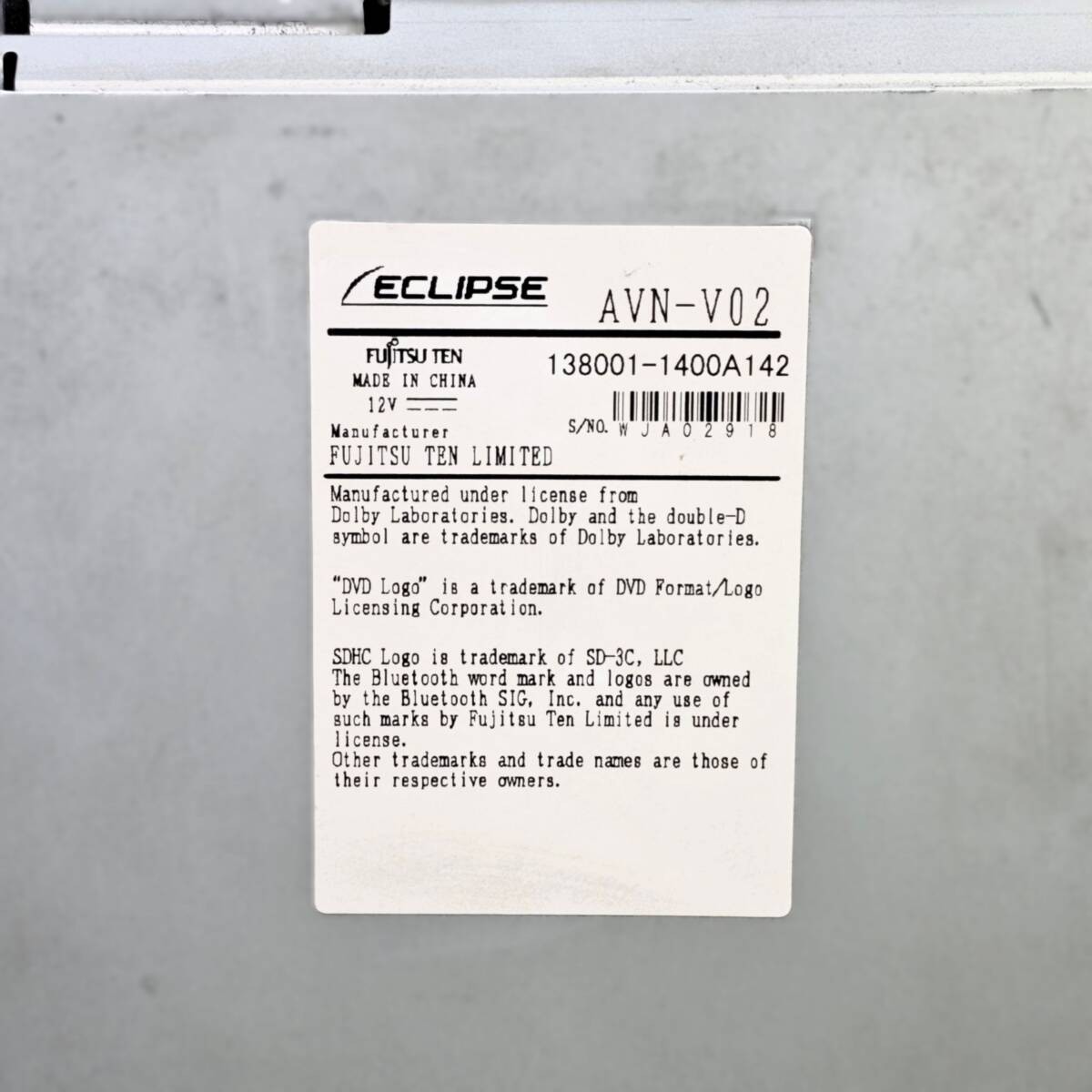 Zx1611 | Operation ConfiRMed | Eclipse AVNV02 Memory Navigation | Map 2012 | CD