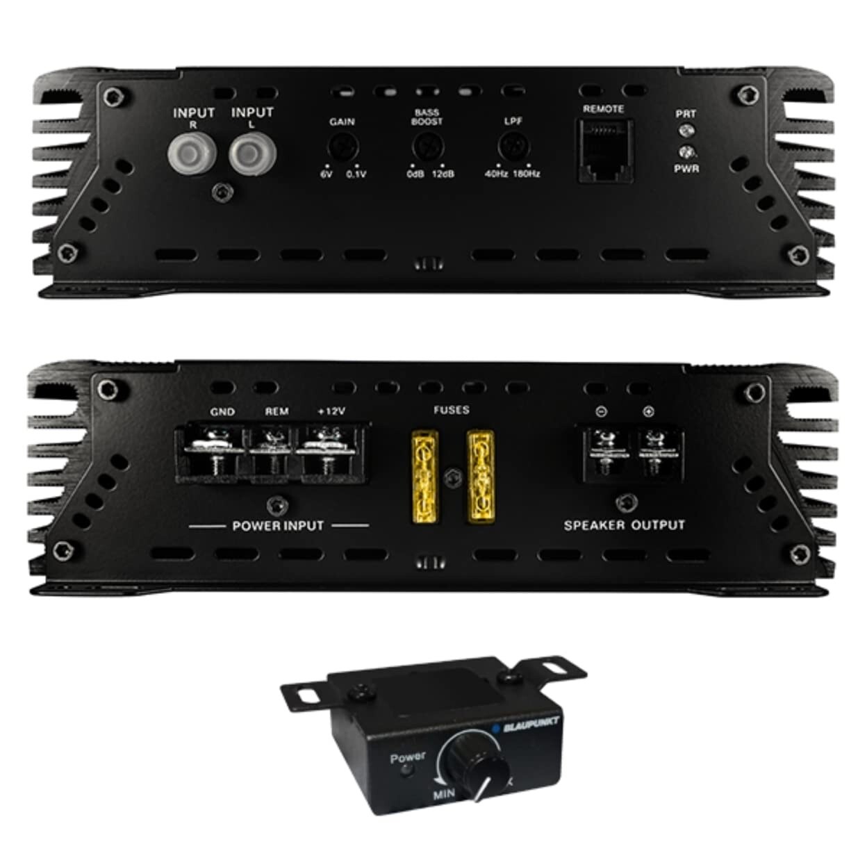 “Memphis MBE8S24 8” Subwoofer Ported Enclosure 700W Peak + 1500W Blaupunkt + KIT