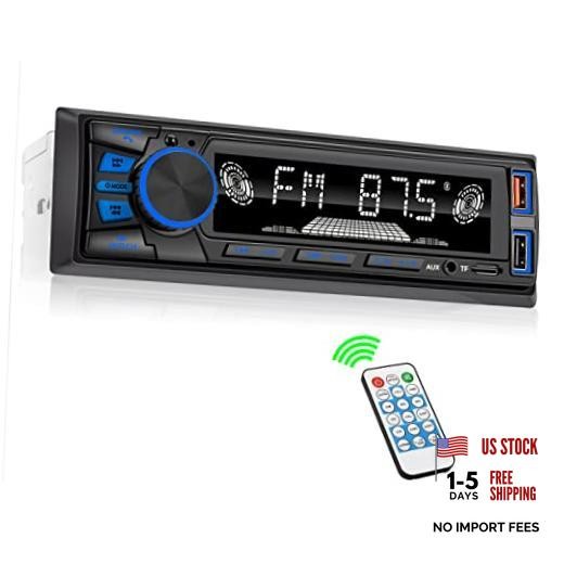 Car Radio Bluetooth Single DIN Car Stereo with Bluetooth,Car Audio with Push