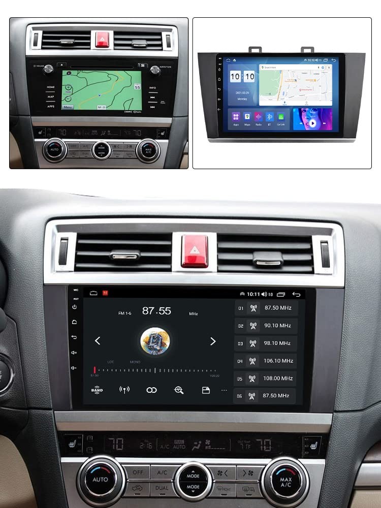32G For 2015-18 Subaru Legacy Outback Carplay Android Car Stereo Radio 1280*800