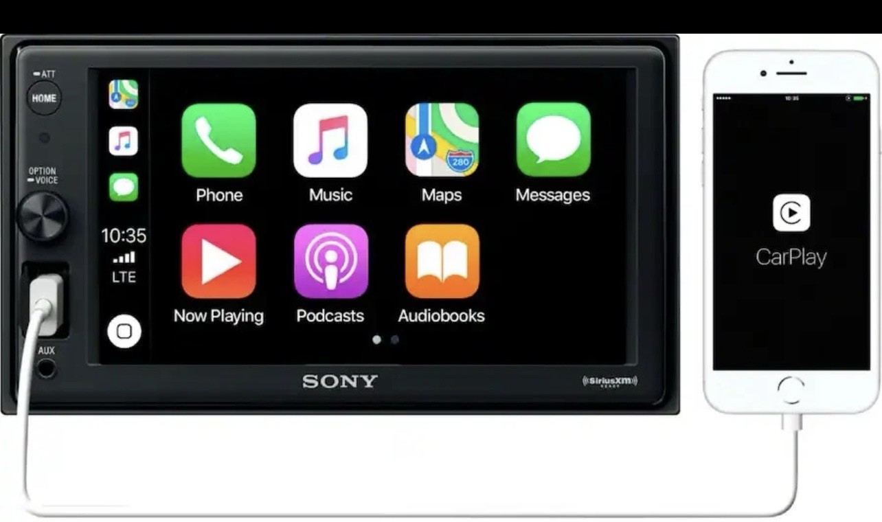 Sony XAV-AX8100 AM/FM/Bluetooth/Wireless CarPlay/Andriod Car Stereo Receiver