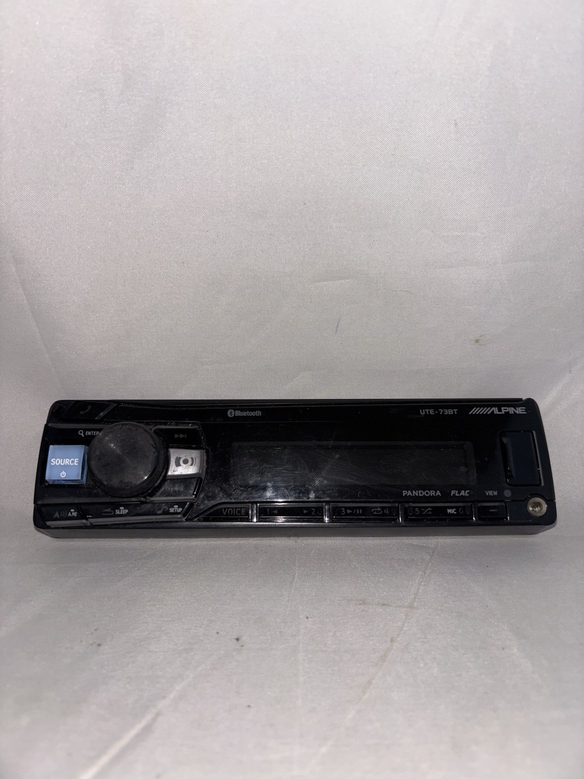 Alpine UTE-73BT Bluetooth OEM Detachable Faceplate Tested Working Free Shipping