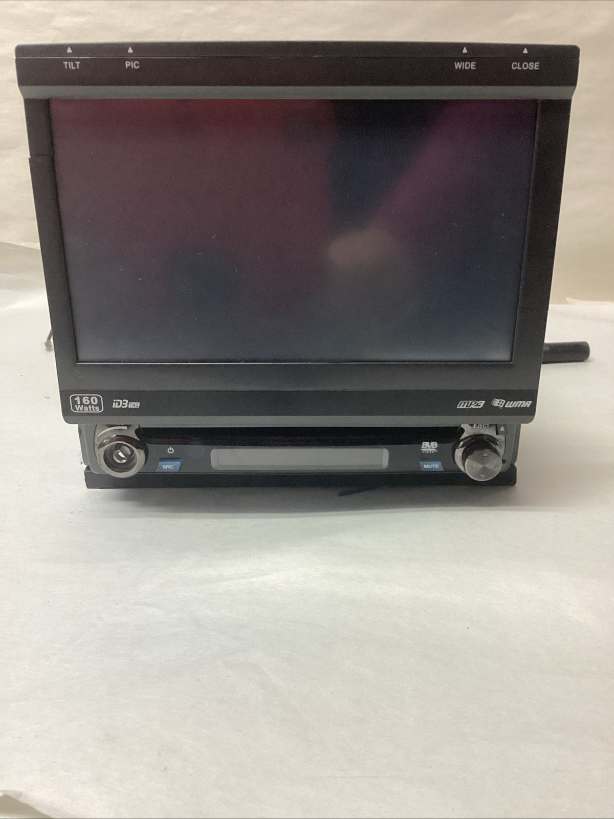 Phase Linear By Jensen UV8 DVD/MP3/WMA Car Stereo Receiver w/7” TFT Display READ