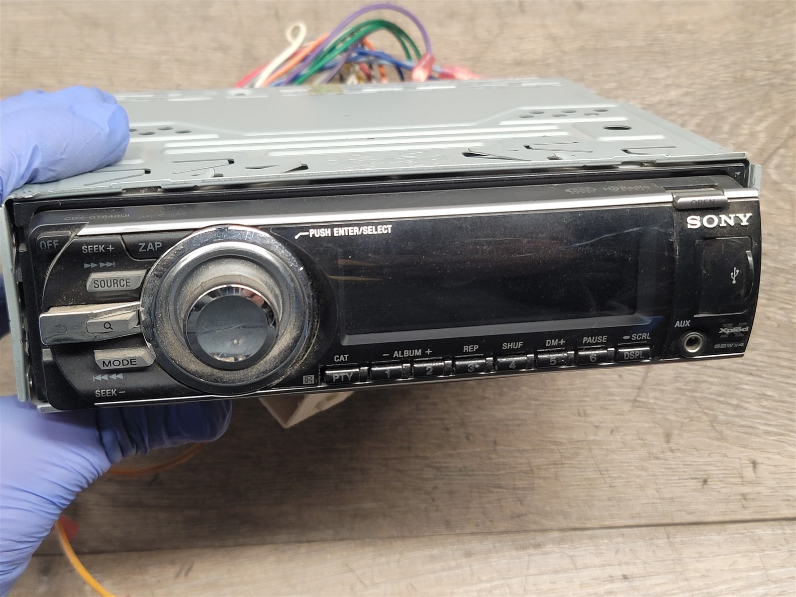 Sony Xplod CDX-GT640UI STEREO RADIO HEAD UNIT