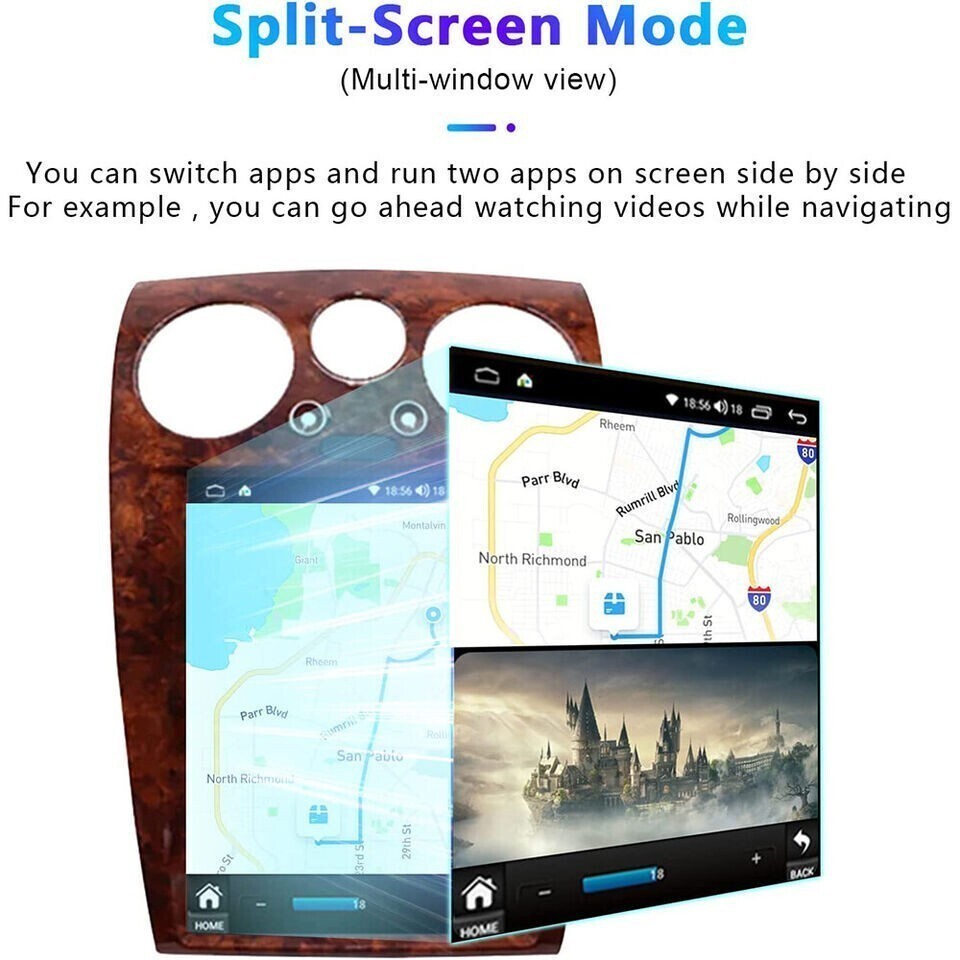 12.1″ For 2004-12 Bentley Flying Spur Continental Car Radio Stereo Carplay 4+64G
