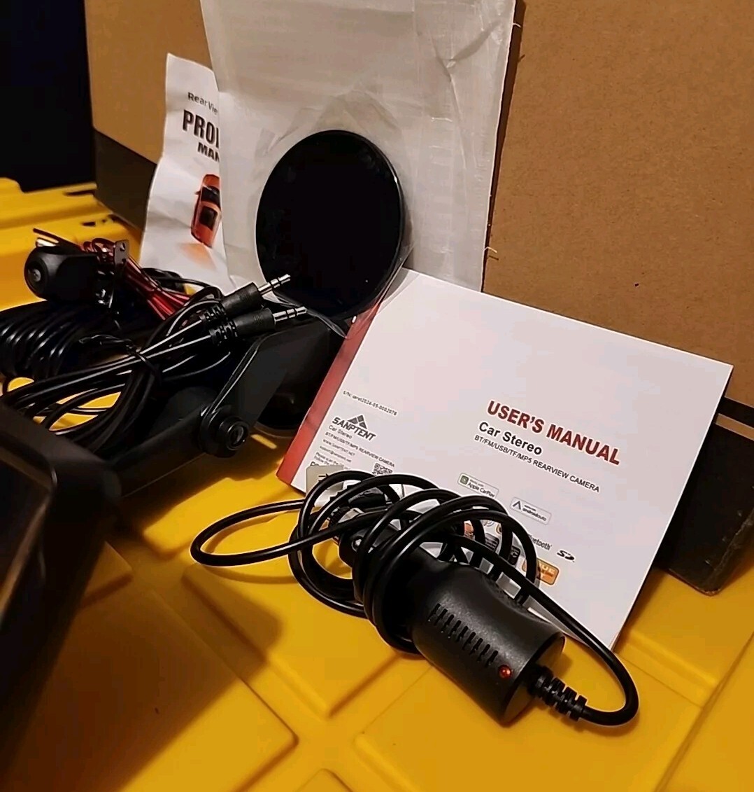 Sanptent Portable Wireless Car Stereo 7″ USB/AUX Input Easy Installation