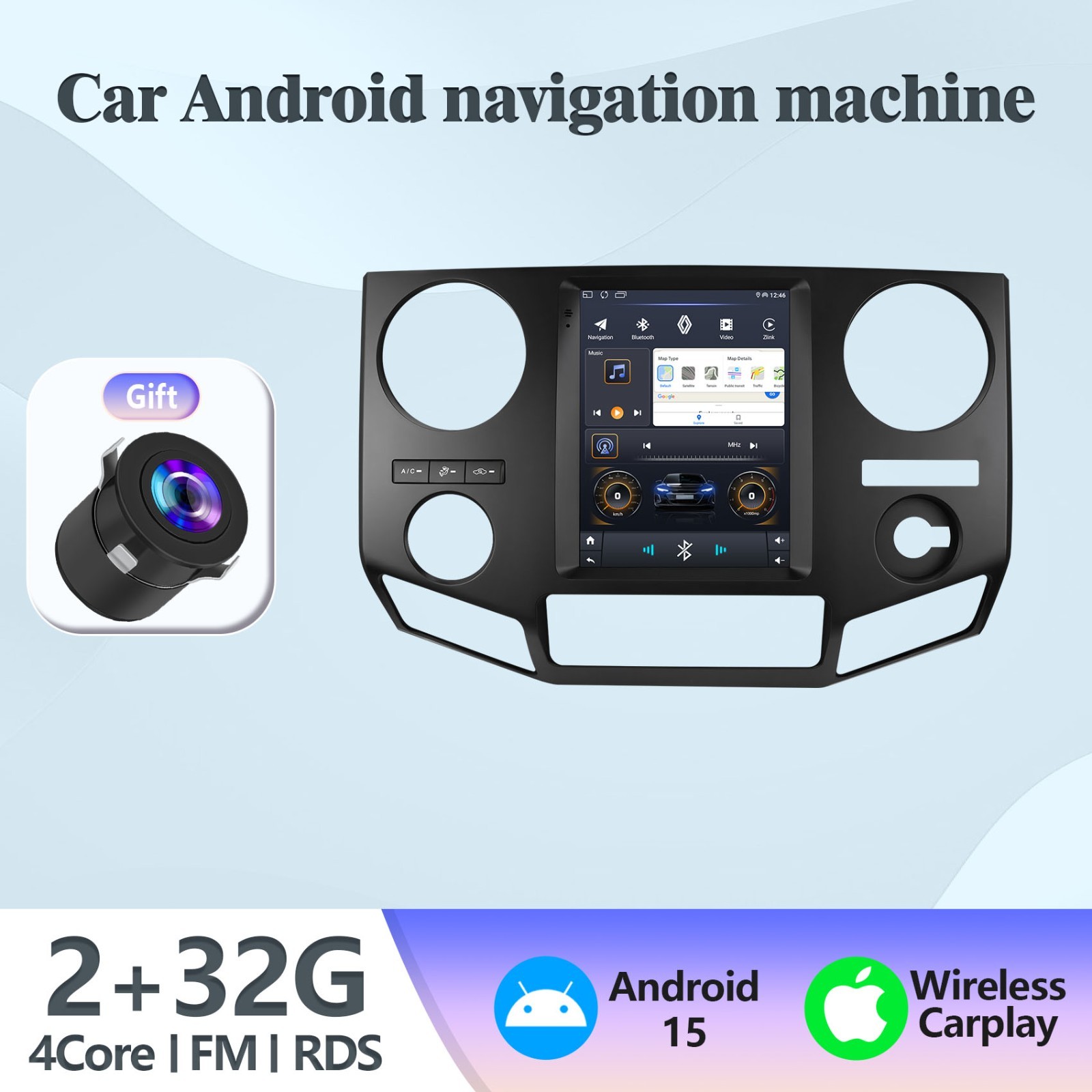 32G CarPlay 9.7” For 2009-12 Ford F-250 F-350 Super Duty Android14 Radio Stereo