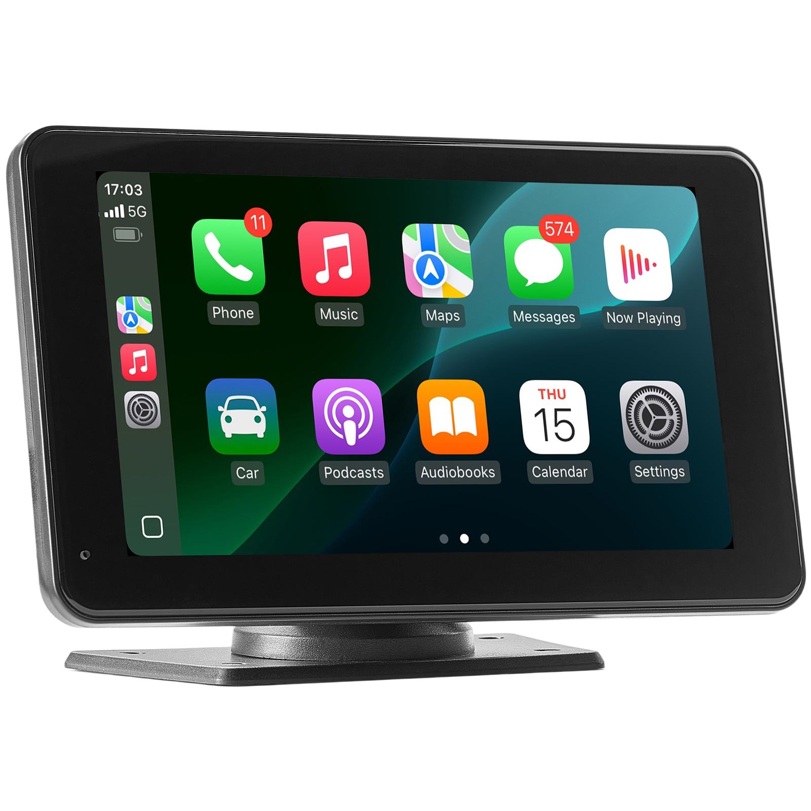 Uimoso 7-Inch Touchscreen Car Stereo with CarPlay, Android Auto & Backup Camera