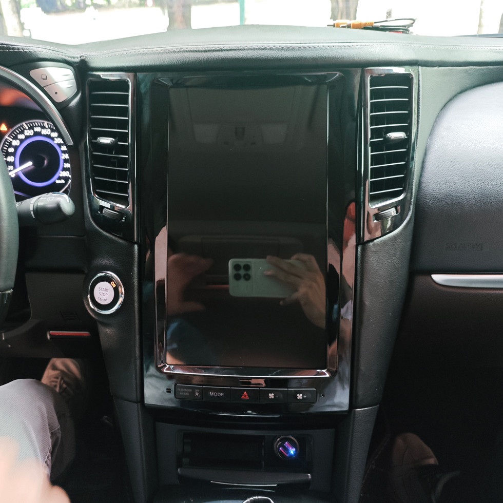 Used 13.8″ Radio CarPlay 128GB For Infiniti FX25/35/37/50 2007-13 QX70 2013-2019