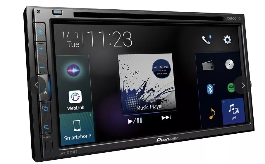 PIONEER AVH-Z5250BT Apple CarPlay Android Auto Bluetooth USB CD/DVD Touchscreen