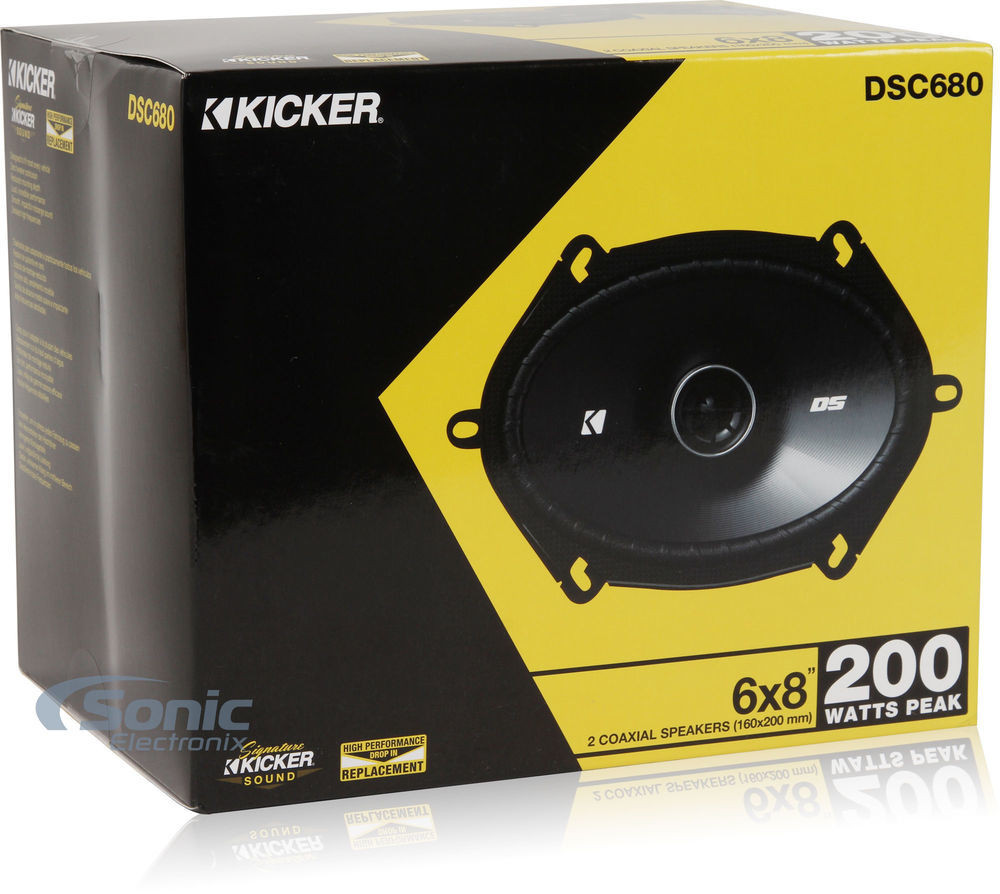 Ford F-650/750 2000-2010 Kicker 6×8″ Front Factory Speaker Replacement Kit