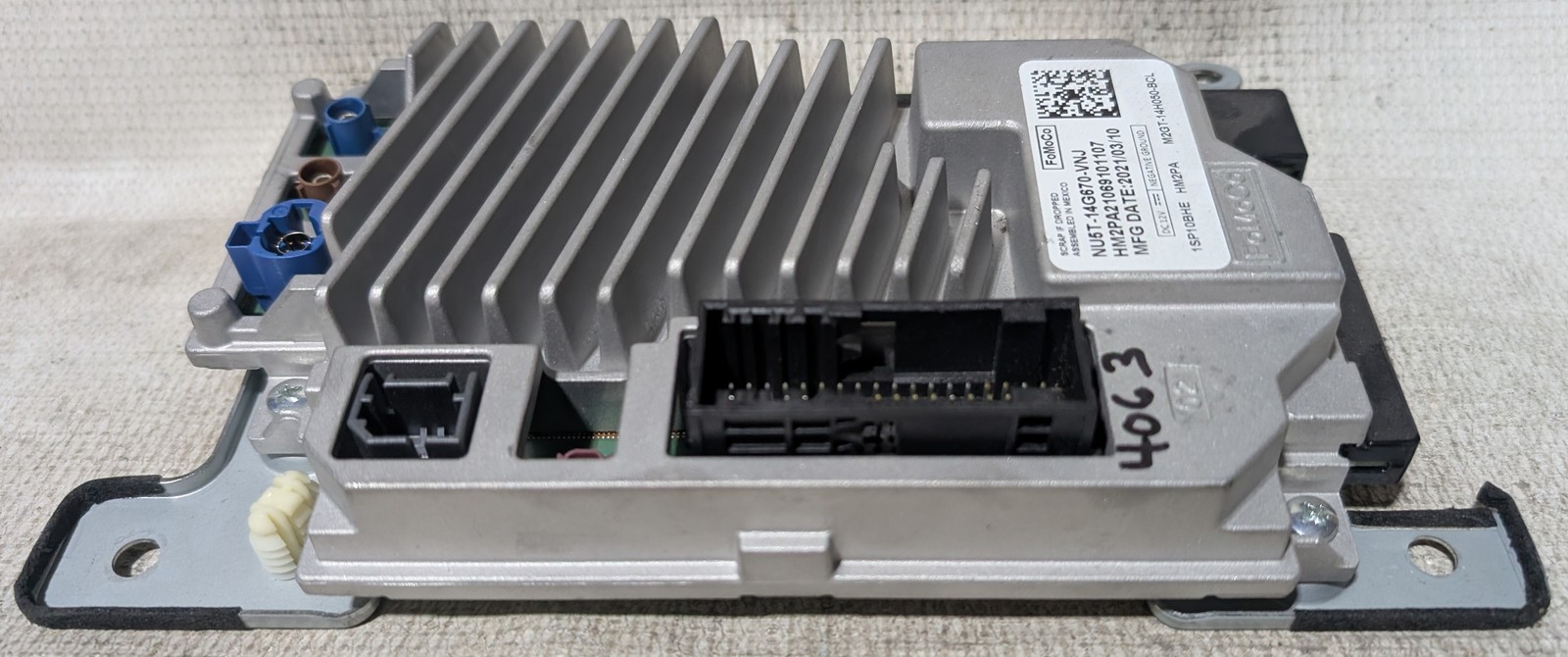 Ford Edge 2021 2022 2023 2024 Sync 4 Navigation Radio Module NU5T14G670VNJ