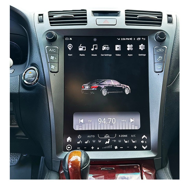 13″ For Lexus LS460 LS600h 2006-2012 Android CarPlay GPS 64GB Stereo Radio