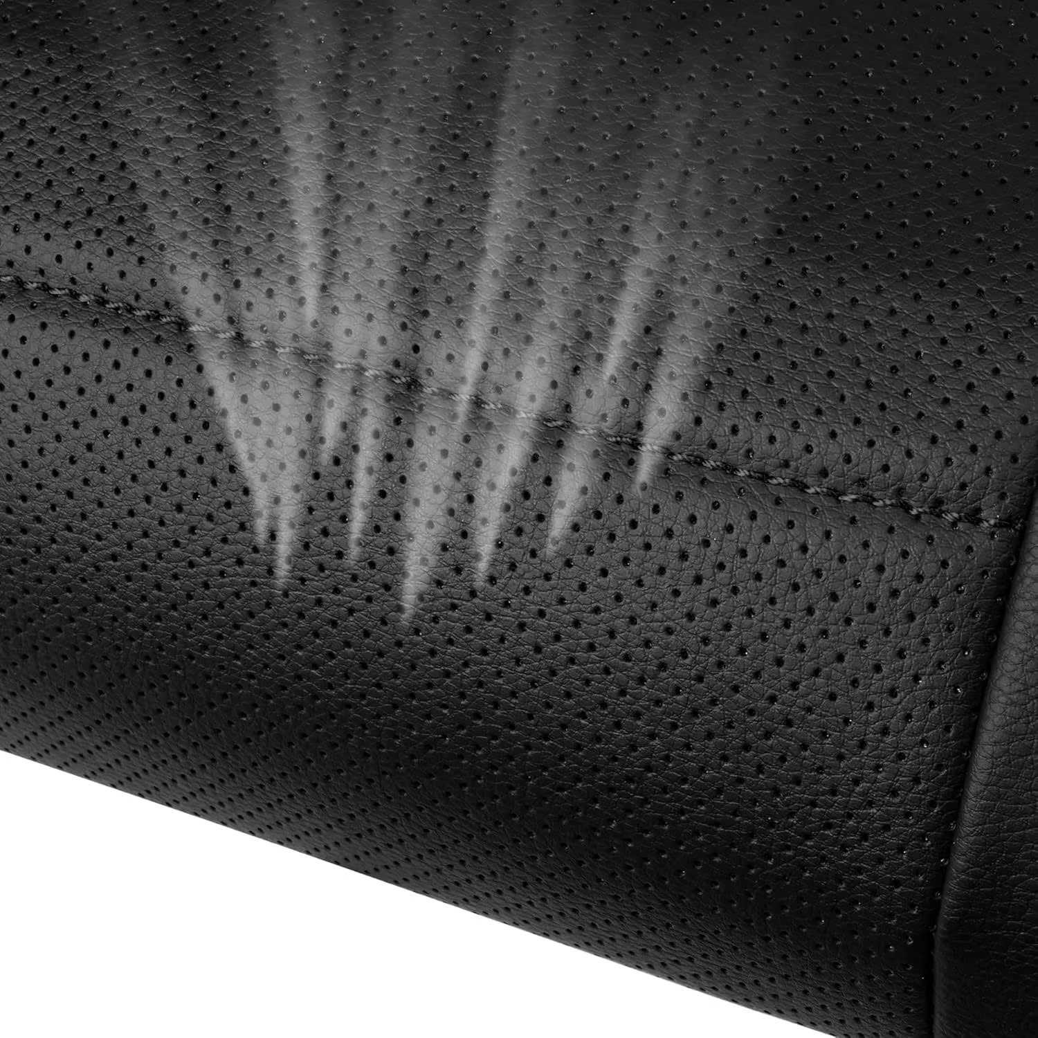 Universal Leather Car Seat Covers Simple Style Breathable 5 Seat Car Seat Cover