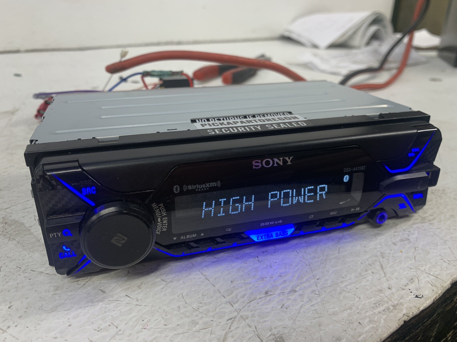 Sony DSX-A415BT radio stereo digital media receiver MP3 WMA iPhone Android