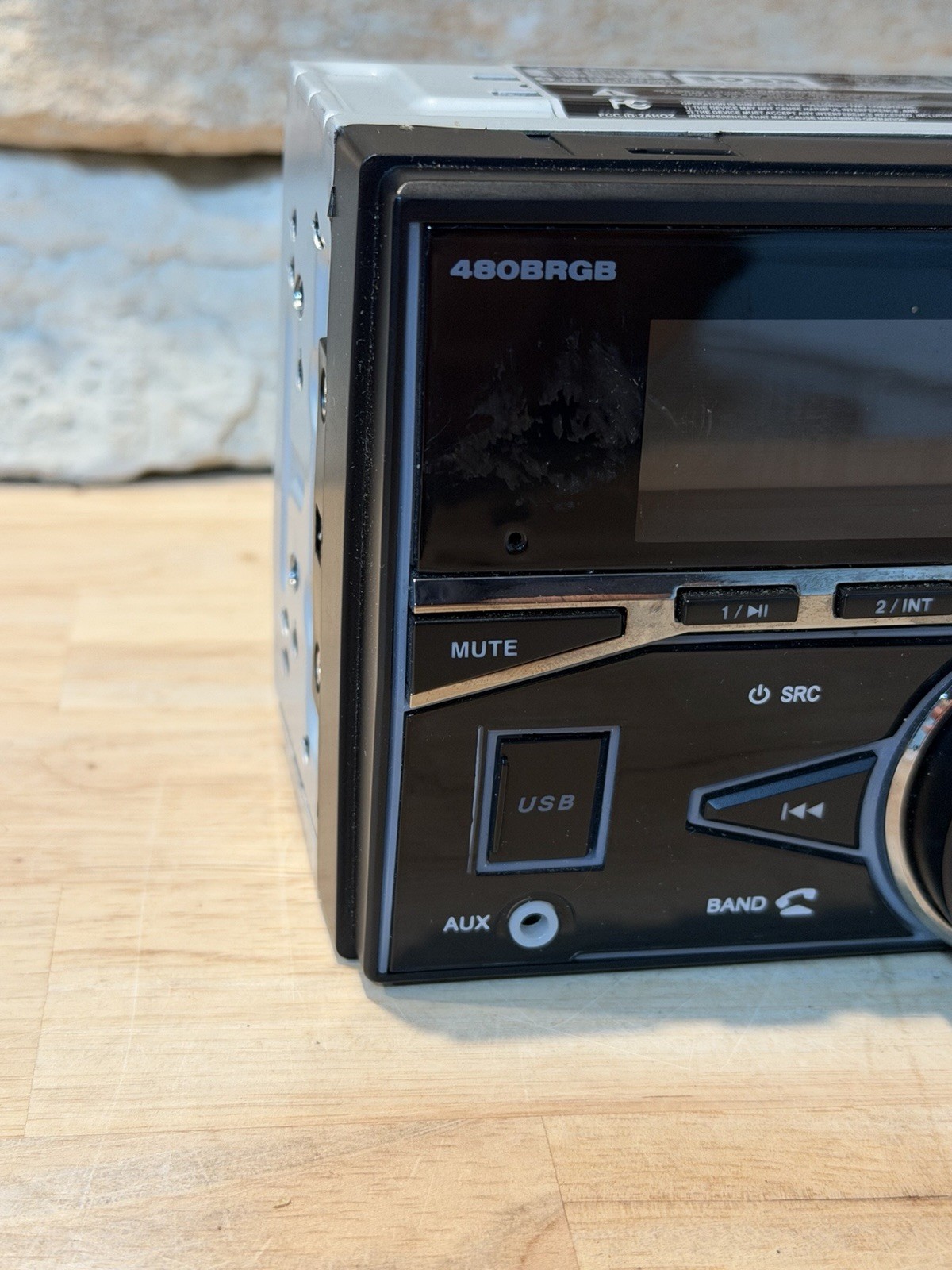 Boss 480BRGB Bluetooth MP3 USB Am/Fm Car Stereo Receiver USED