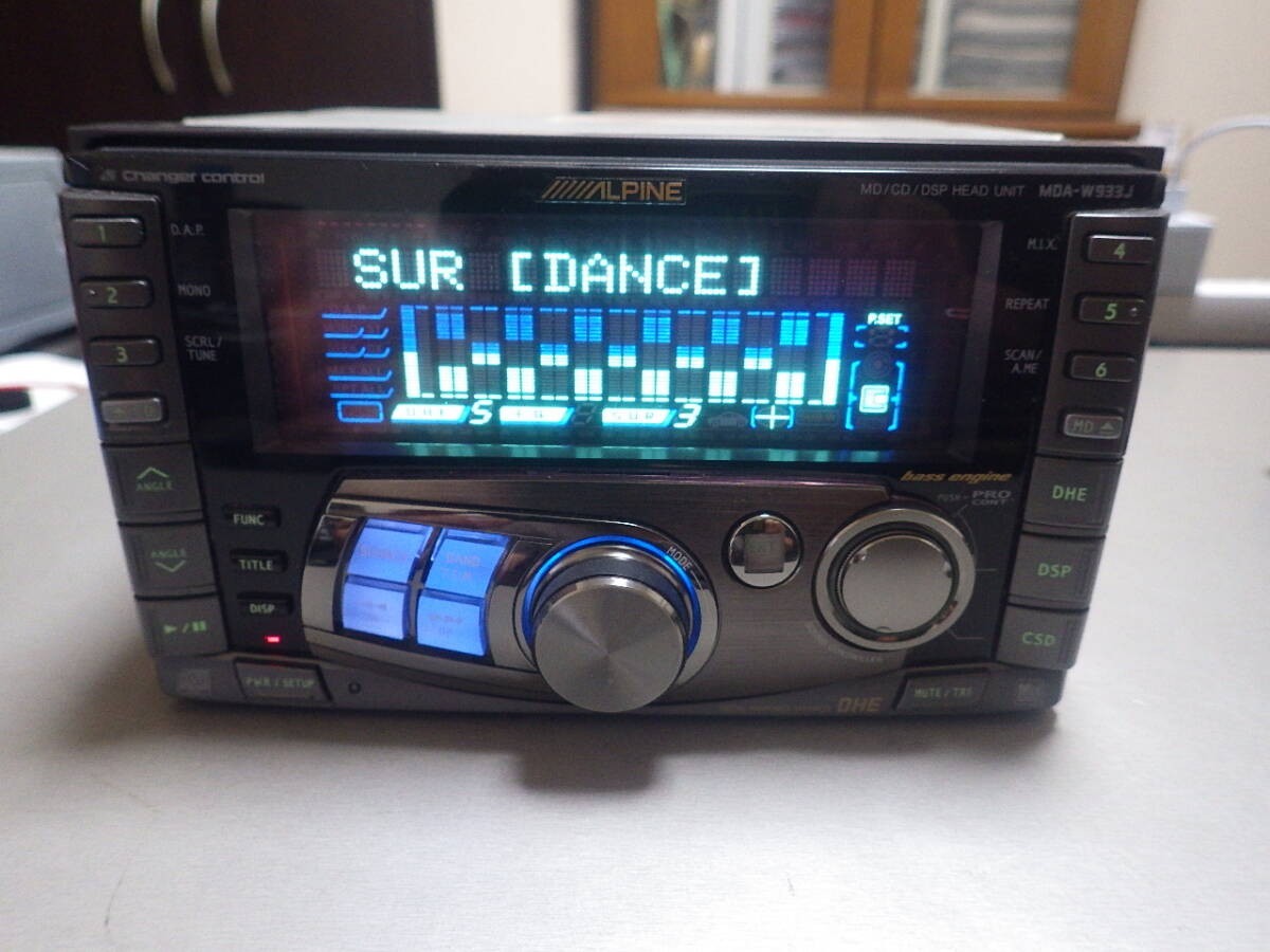 ALPINE MDA-W933J Audio CD & MD MiniDisc Player