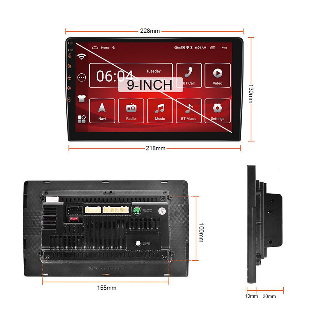 ANDROID 13 CAR STEREO FOR HYUNDAI ELANTRA 2006-2010 APPLE CARPLAY GPS 2GB+64GB