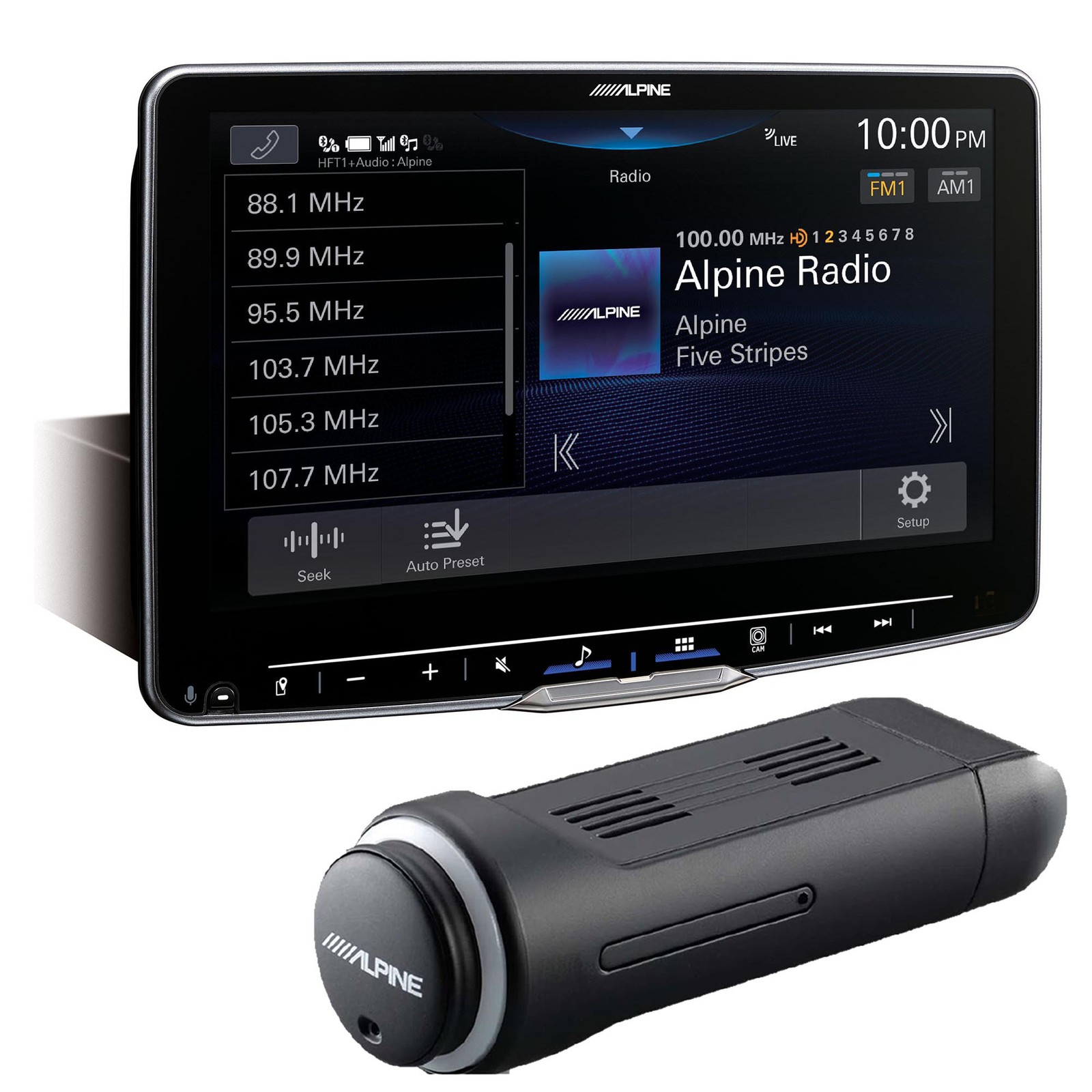 Alpine ILX-F511 Halo11 11″ Multimedia Receiver + KTX-NS01 Navigation Module