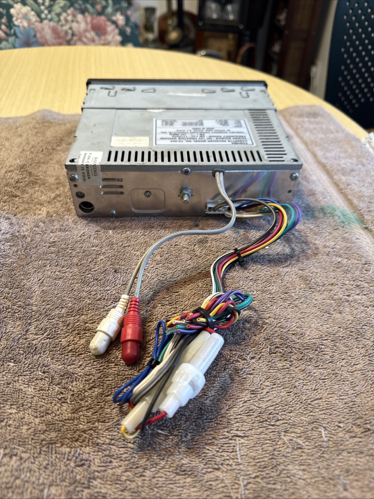 Vintage Toshiba TX-204 Car Audio System Stereo Cassette Player