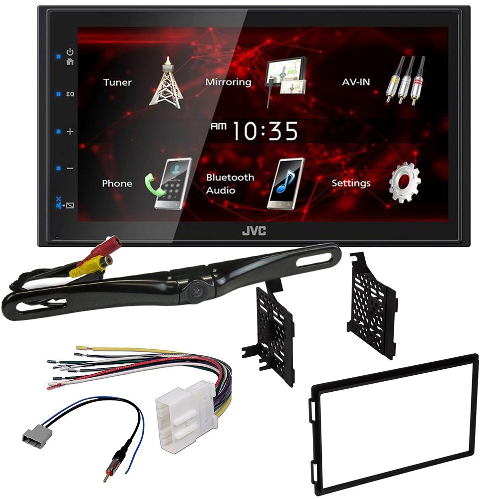 JVC KW-M180BT 6.75″ Touchscreen Bluetooth Car Stereo for 2009-2013 Nissan Titan