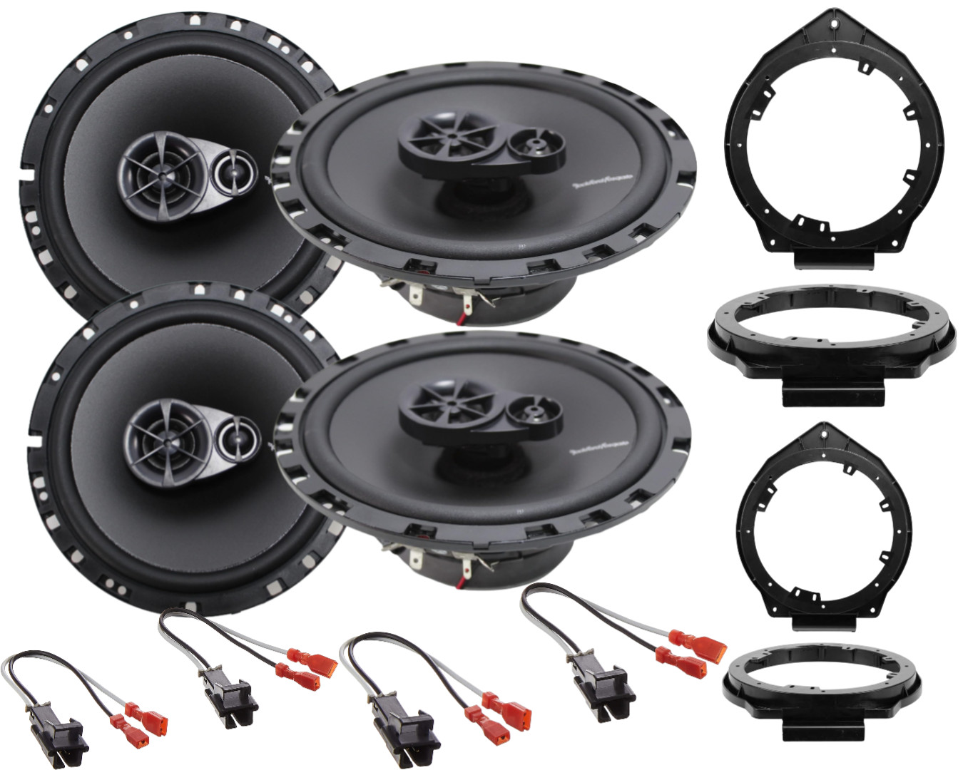 Rockford Fosgate R165x3 6.5″ Front/Rear Speakers for 2007-2013 Sierra/Silverado