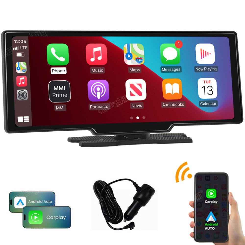 10.26′ Android Auto Car Wireless Apple CarPlay 4K Touch Screen Radio Universa FM