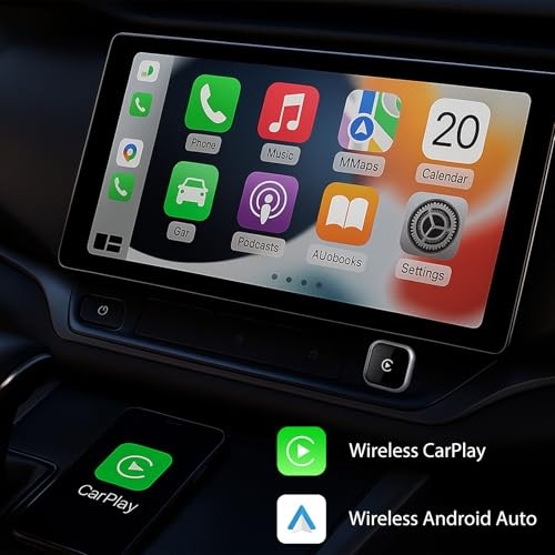 2026 Latest Wireless CarPlay & Android Auto Dongle 2 in 1 Auto Connect S42
