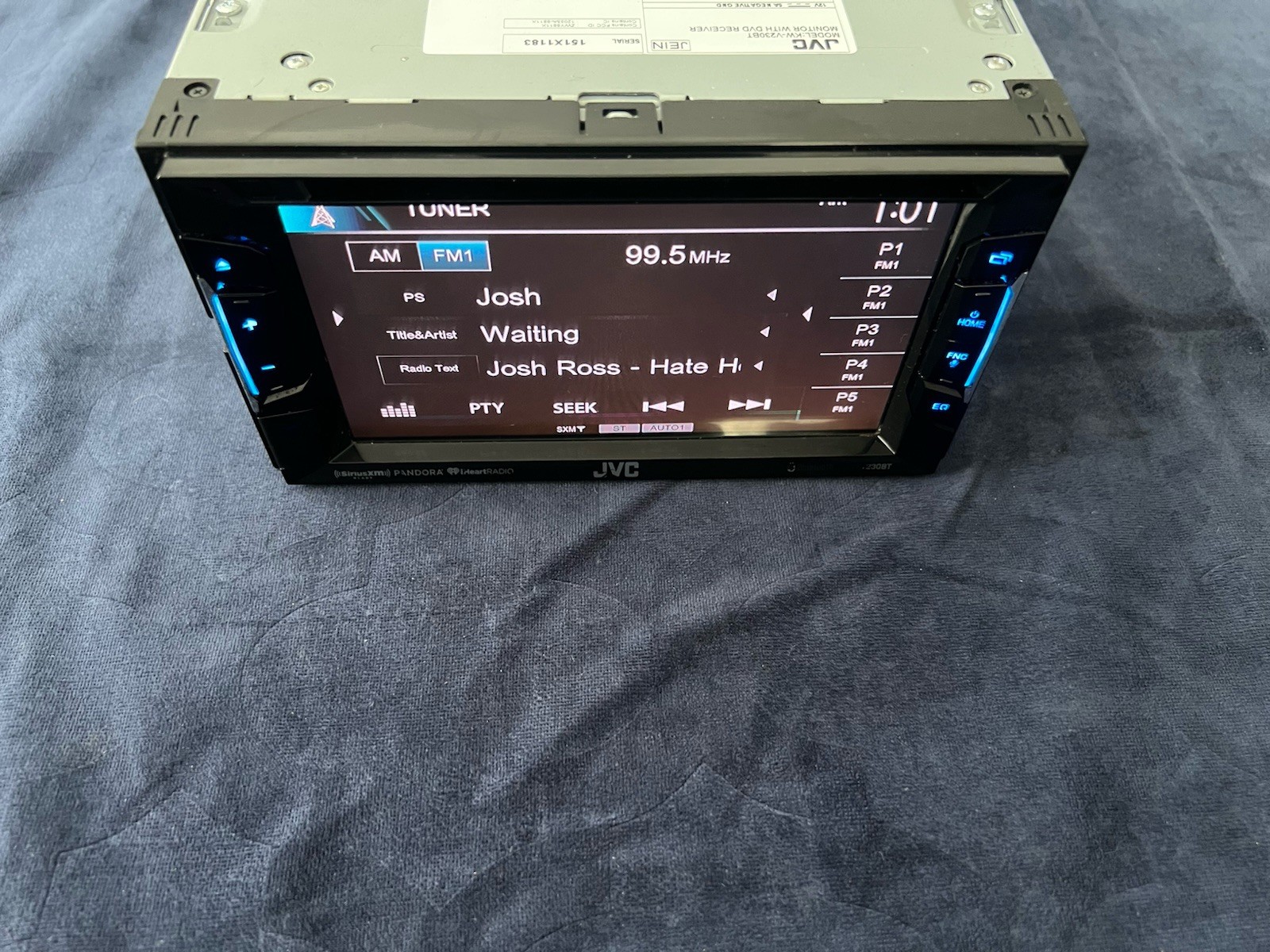 ⭐️Pre-Owned,TESTED⭐️ JVC BT|USB|CD|DVD|AM/FM-(KW-V230BT)