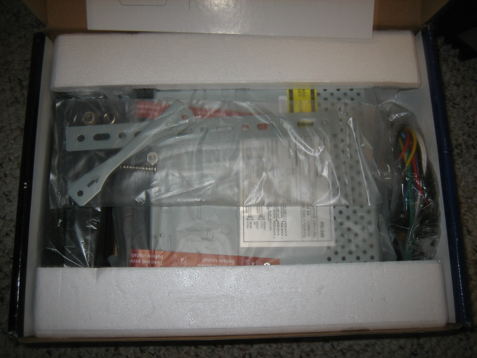 Phonics Digital PD-349 In-Dash AM/FM Radio & CD/CD-R/CD-RW Player – New in Box!!