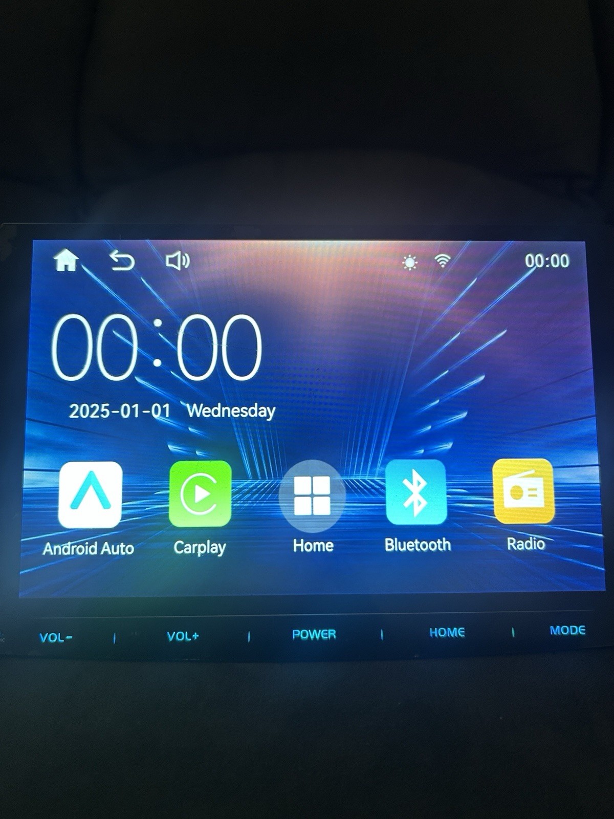 AK-7018B 1 DIN Touchscreen Digital Media Receiver w/ Bluetooth USB Aux