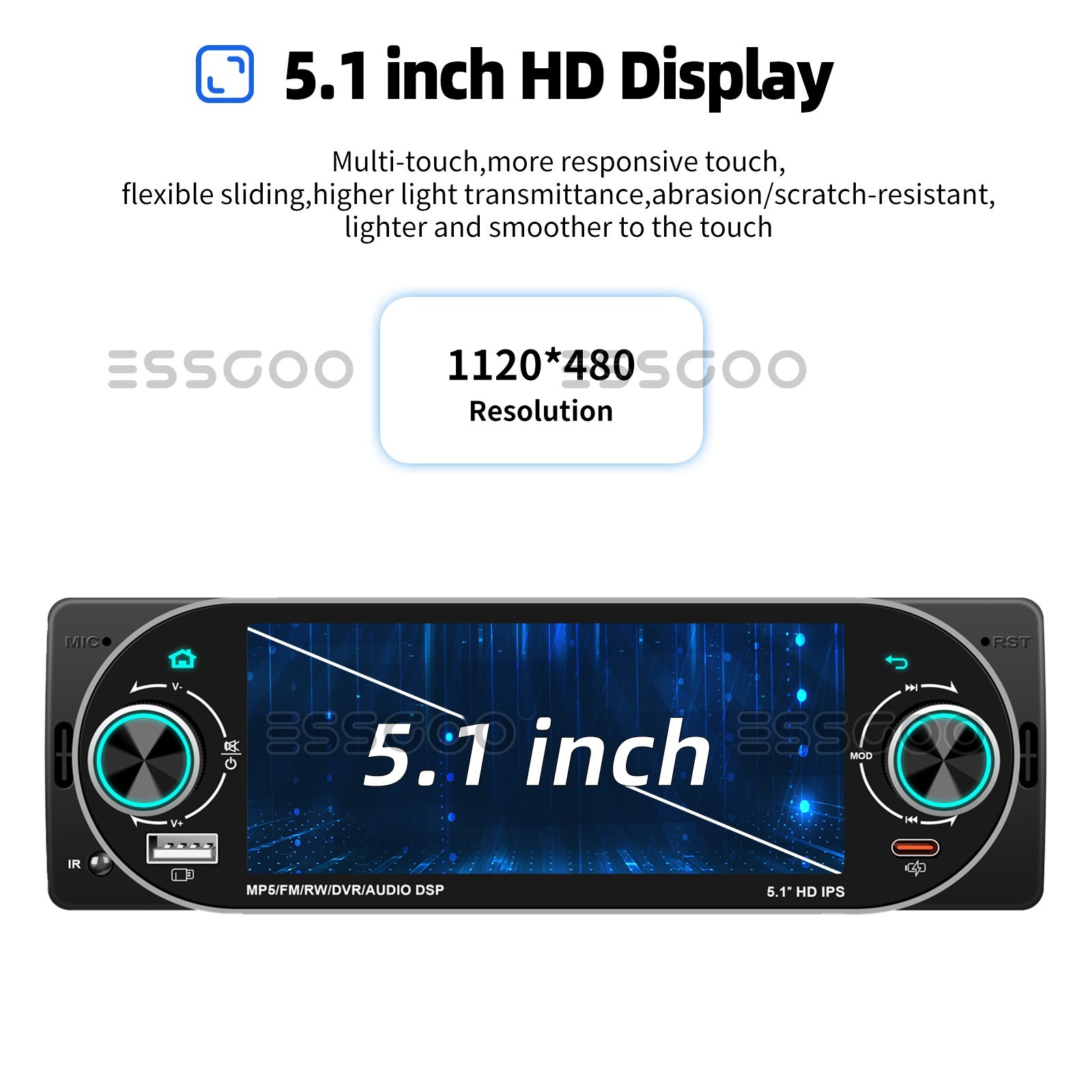 XGODY Universal HardWire Fuse Box Car Recorder Dash Cam Hard Wire Kit Mini USB