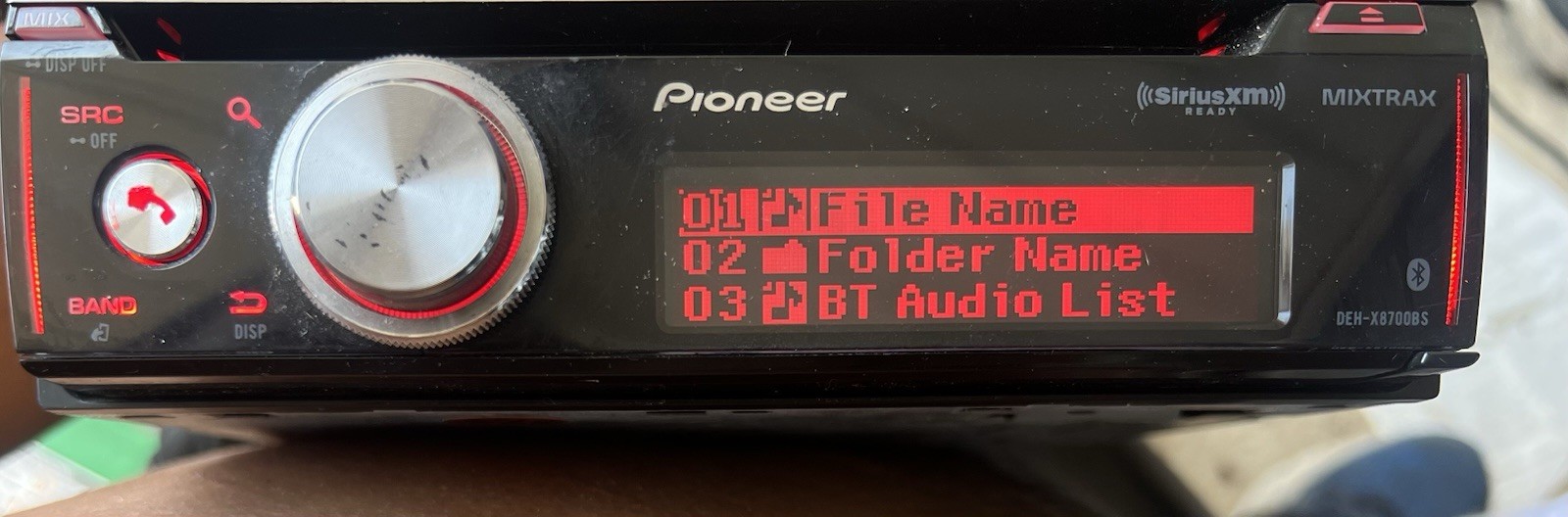 OLD SCHOOL. Pioneer DEH-X8700BS CD receiver Bluetooth App Android Pandora Talk