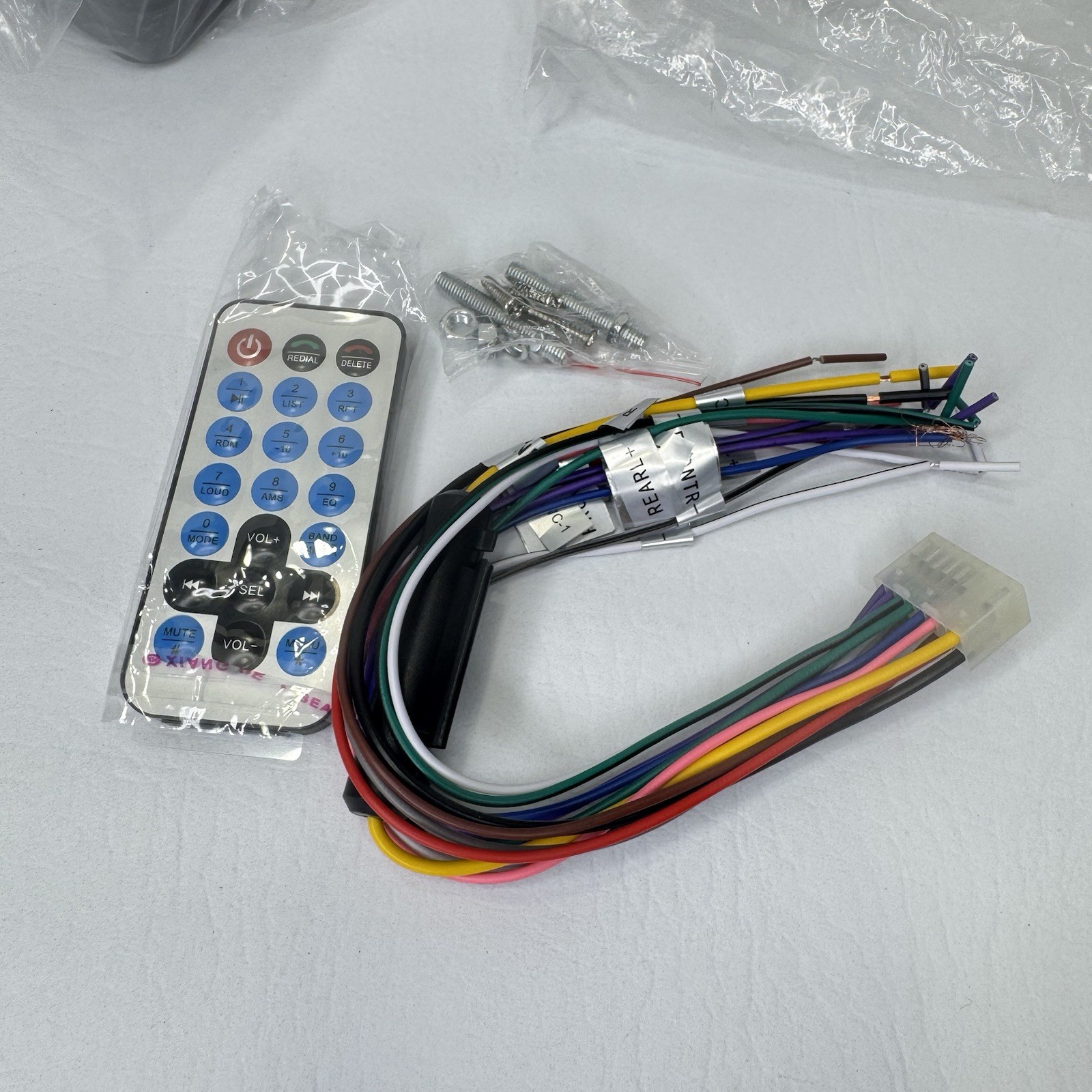 Audiozerone Marine Motorcycle Small Receiver Waterproof Bluetooth 4” Screen