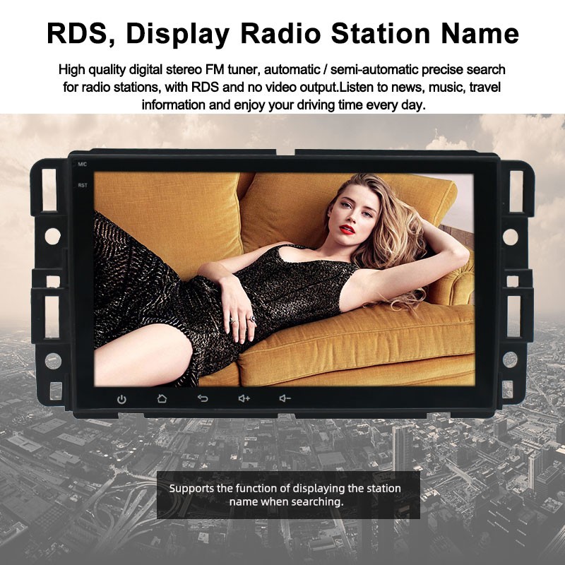 Apple CarPlay Bluetooth Eonon 8 Inch Android 10 Car Stereo Chevrolet, GMC, Buick